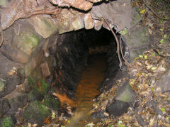 
Aaron Brute's bridge drainage level, Blaenavon, July 2011